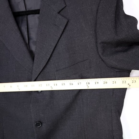 Brooks Brothers Blazer Suit Jacket Men 42 Gray 90% Wool Blend Made In Italy - Picture 11 of 15